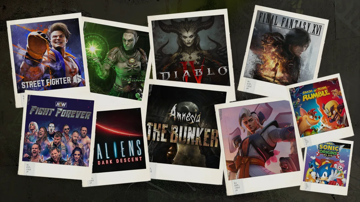 June 2023 Game Releases: Explore the Full Roster, featuring titles like Street Fighter 6, Diablo 4, Final Fantasy 16, and more.